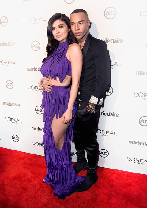 Kylie Jenner and Olivier Rousteing - Marie Claire's Image Maker Awards 2017 