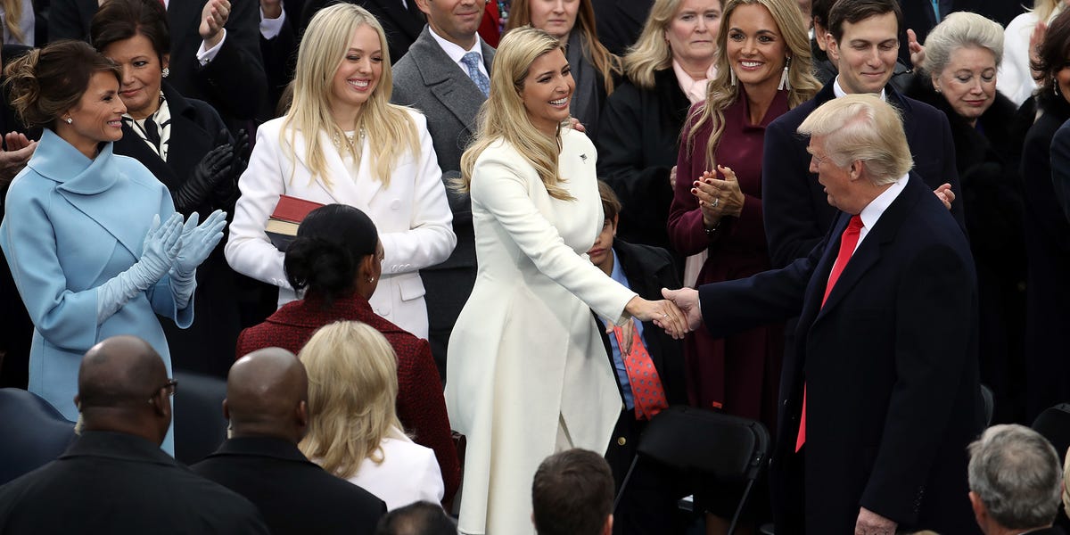 Ivanka and Tiffany Trump Also Wore White to the Inauguration