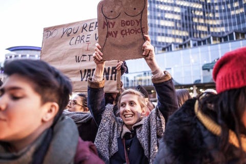 Photos of Anti-Trump Protests Around the World