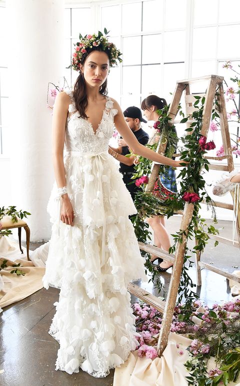 The prettiest floral wedding dresses from Bridal Fashion Week
