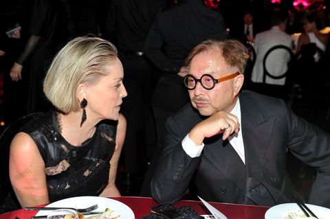 Sharon Stone and Michael Chow