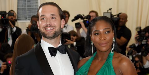 Alexis Ohanian and Serena Williams together at the Met Gala in May.