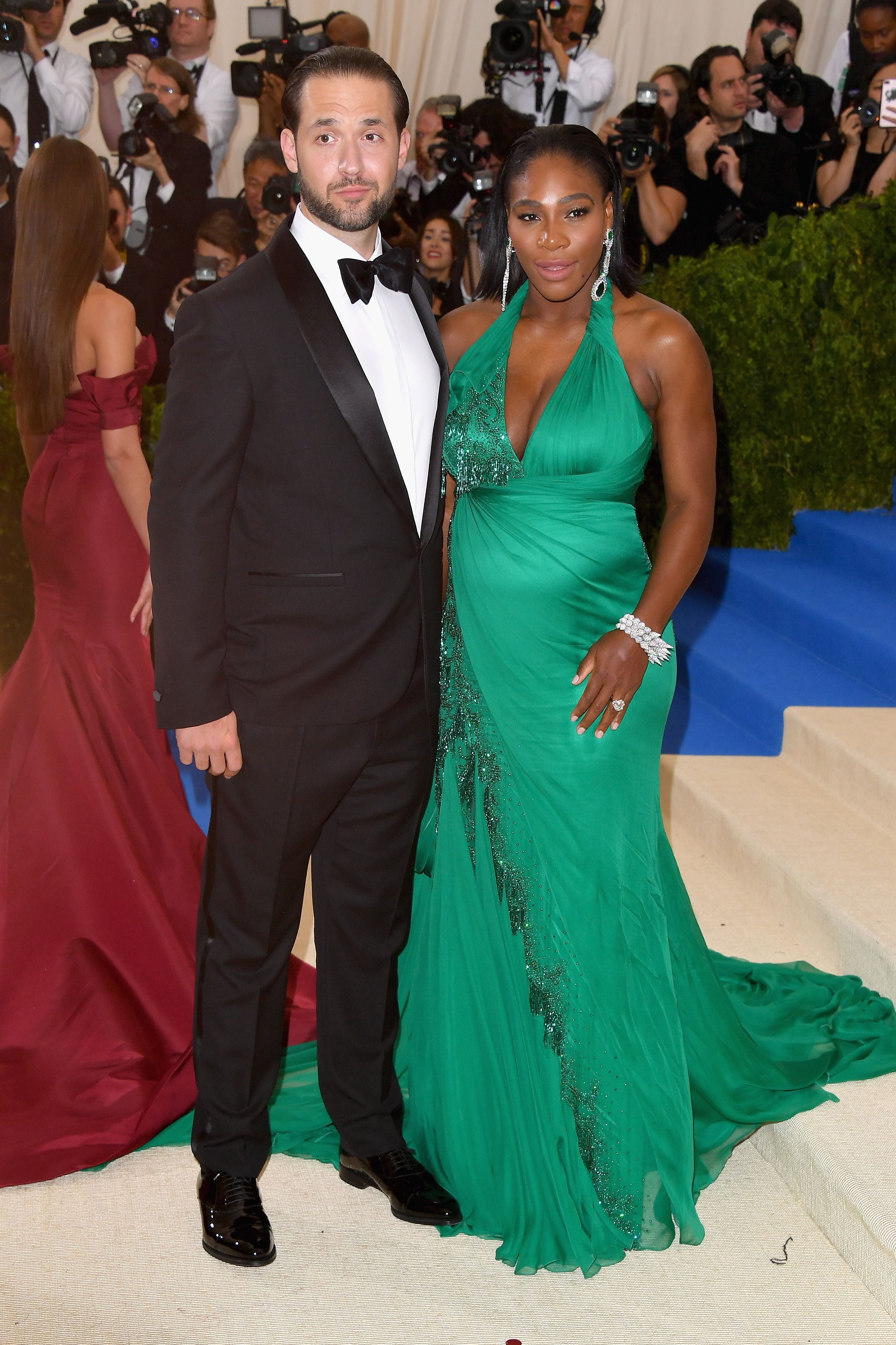 serena williams green dress