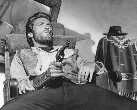 actor and director clint eastwood as monco in the spaghetti western per qualche dollaro in più for a few dollars more, 1965  photo by silver screen collectiongetty images