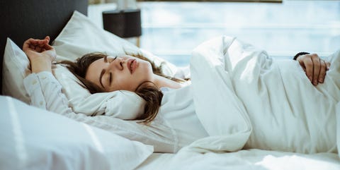 Photo of a woman sleeping Photo of a woman sleeping