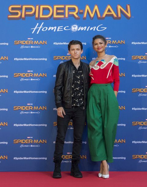 barcelona, spain   june 18  the stars and filmmakers of spider man homecoming, actors tom holland, zendaya and director jon watts appear in barcelona on the occasion of the cineeurope event on june 18, 2017 in barcelona, spain  photo by robert marquardtgetty images for sony pictures