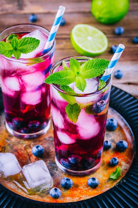 vodka blueberry mojito