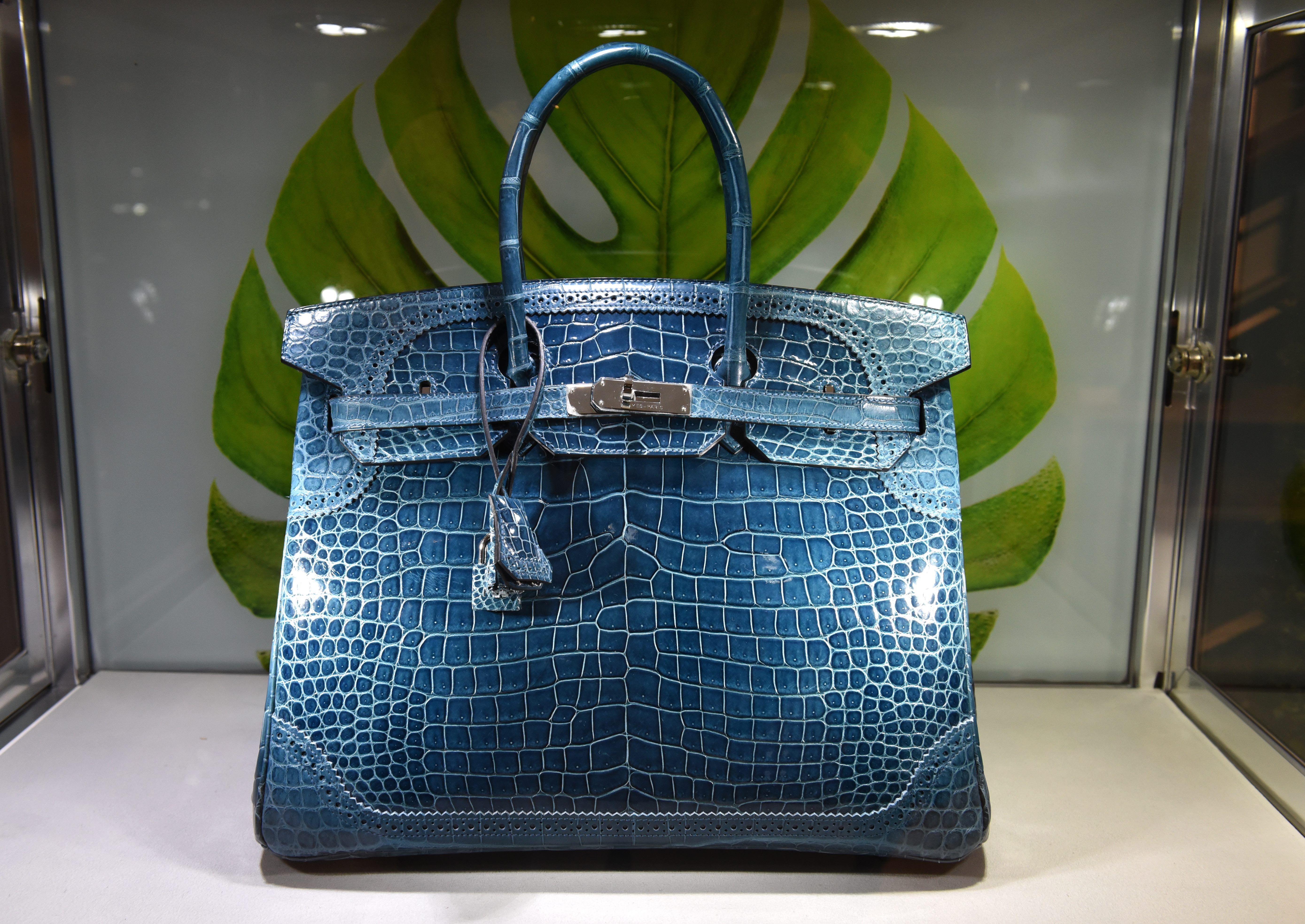 what are birkin bags made of