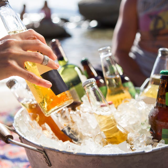 Bucket of Drinks variety of drinks kept in bucket at nevada, usa