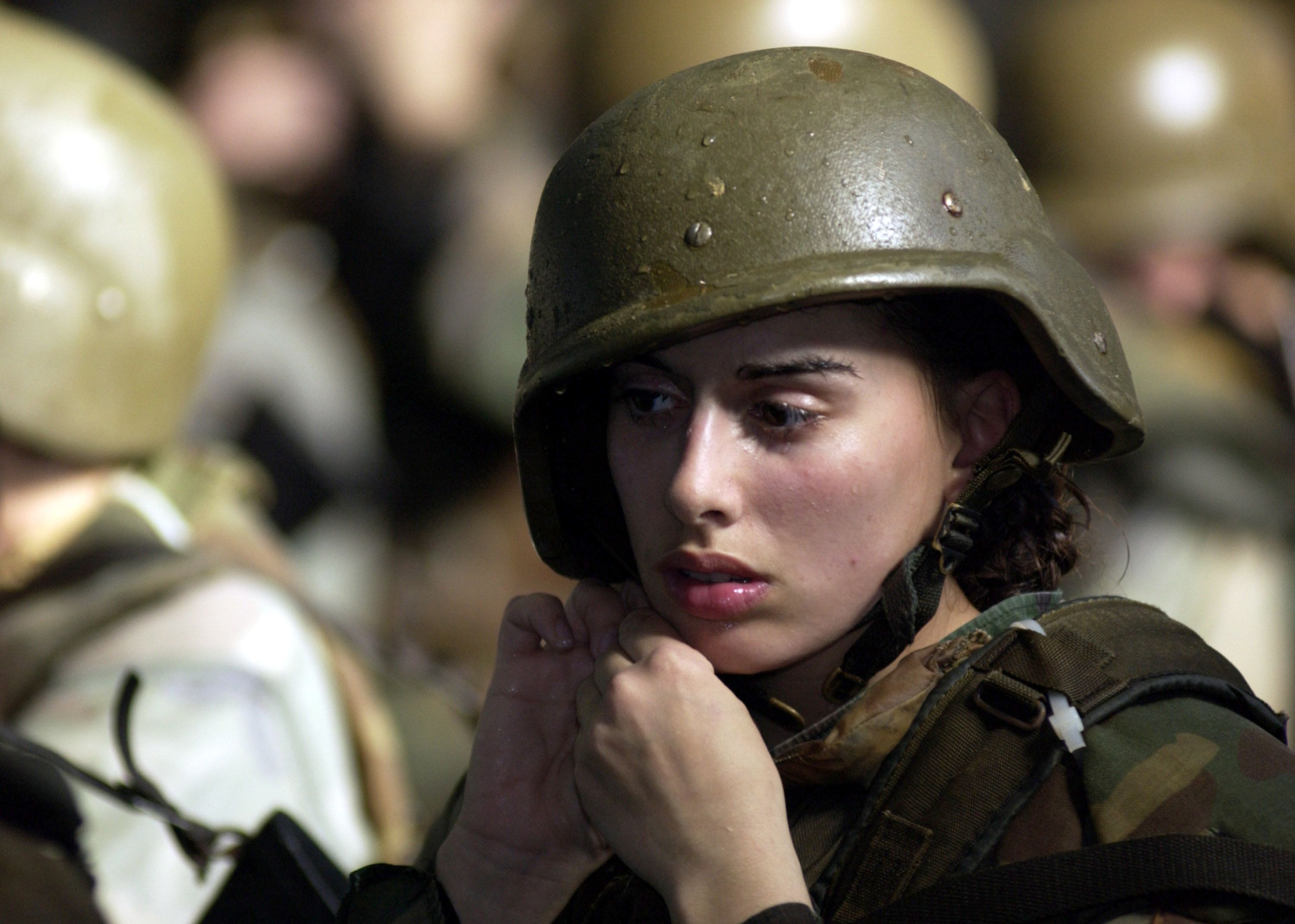 Army female soldiers in the Women in