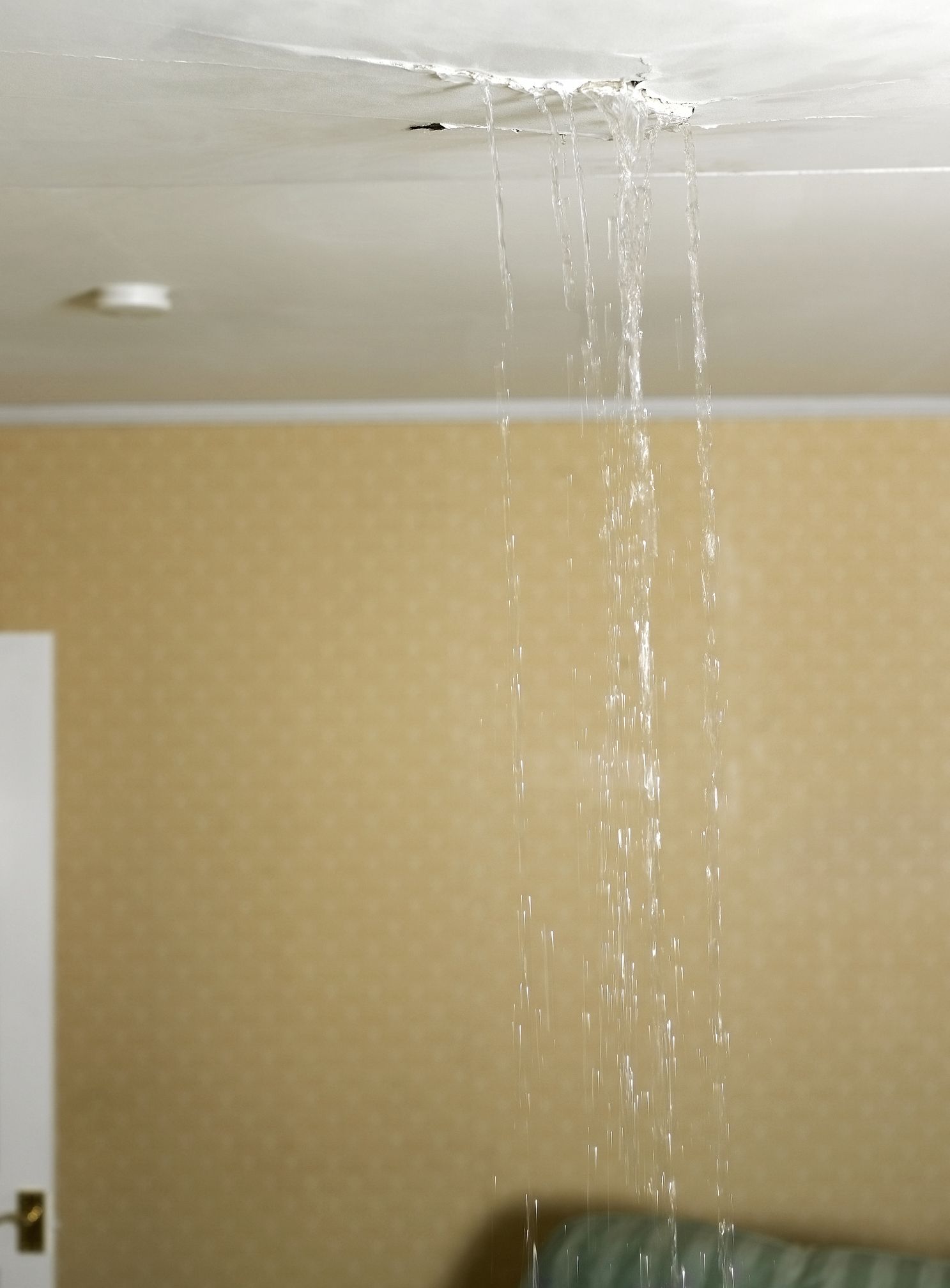 8 Things Your Roof Is Trying To Tell You - Yellow Drips On Bathroom Walls