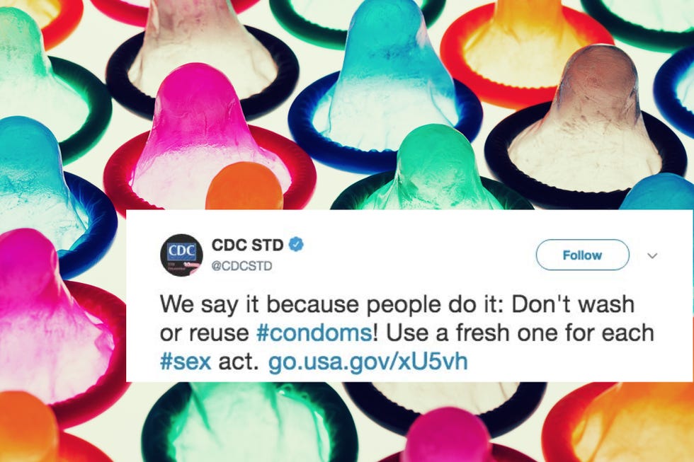 Cdc Tweet Tells People Not To Reuse Condoms During Sex