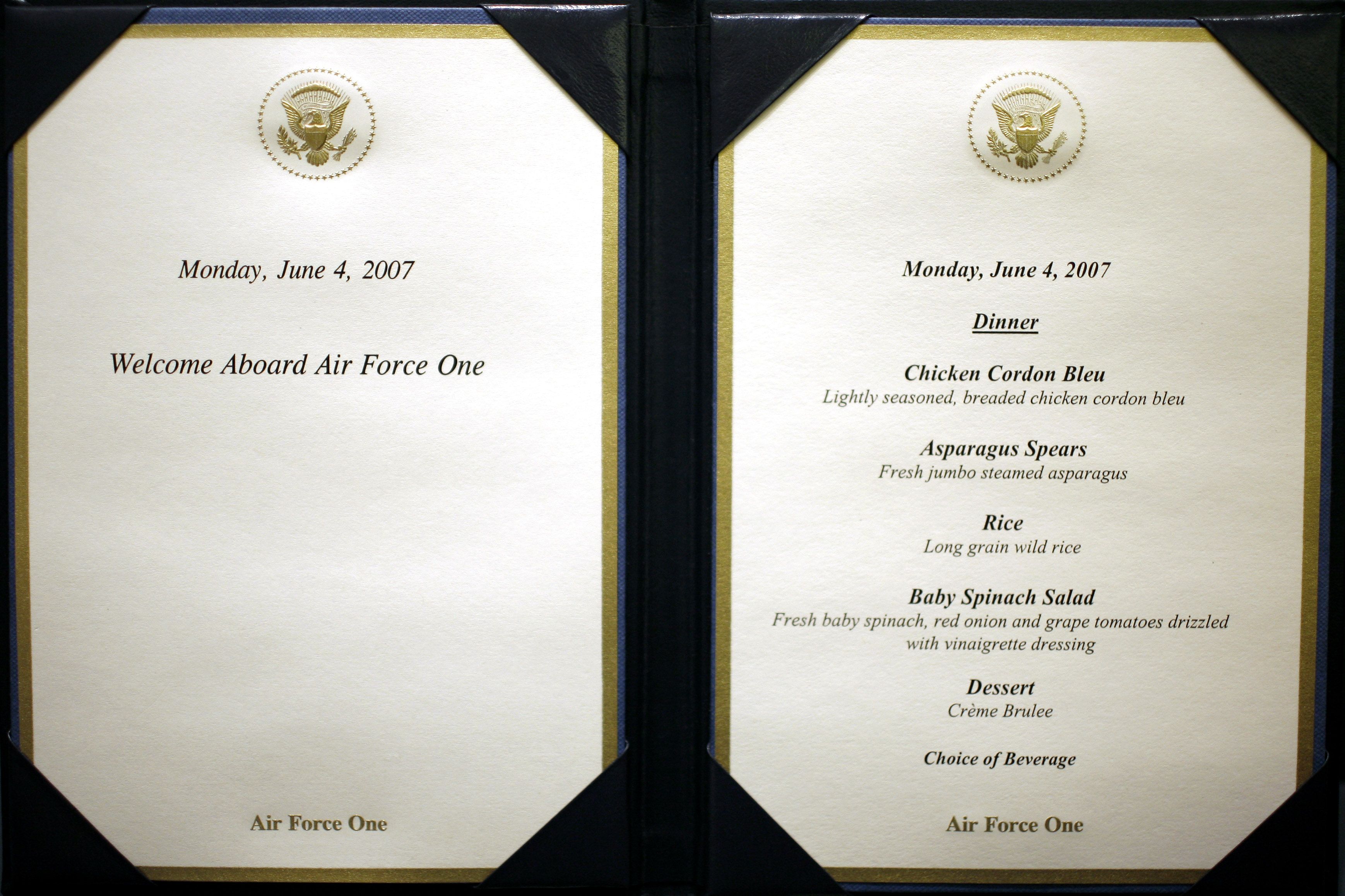 air force one food