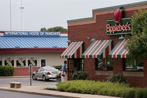 Building, Fast food restaurant, Restaurant, Real estate, Residential area, Home, Awning, House, Architecture, Vehicle, 