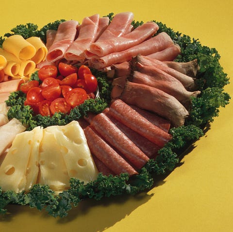 deli meat wreath