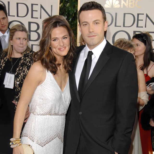 ben affleck, nominee best performance by an actor in a supporting role in a motion picture for hollywoodland and jennifer garner photo by george pimentelwireimage