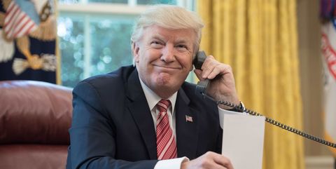 Donald Trump US President phone call