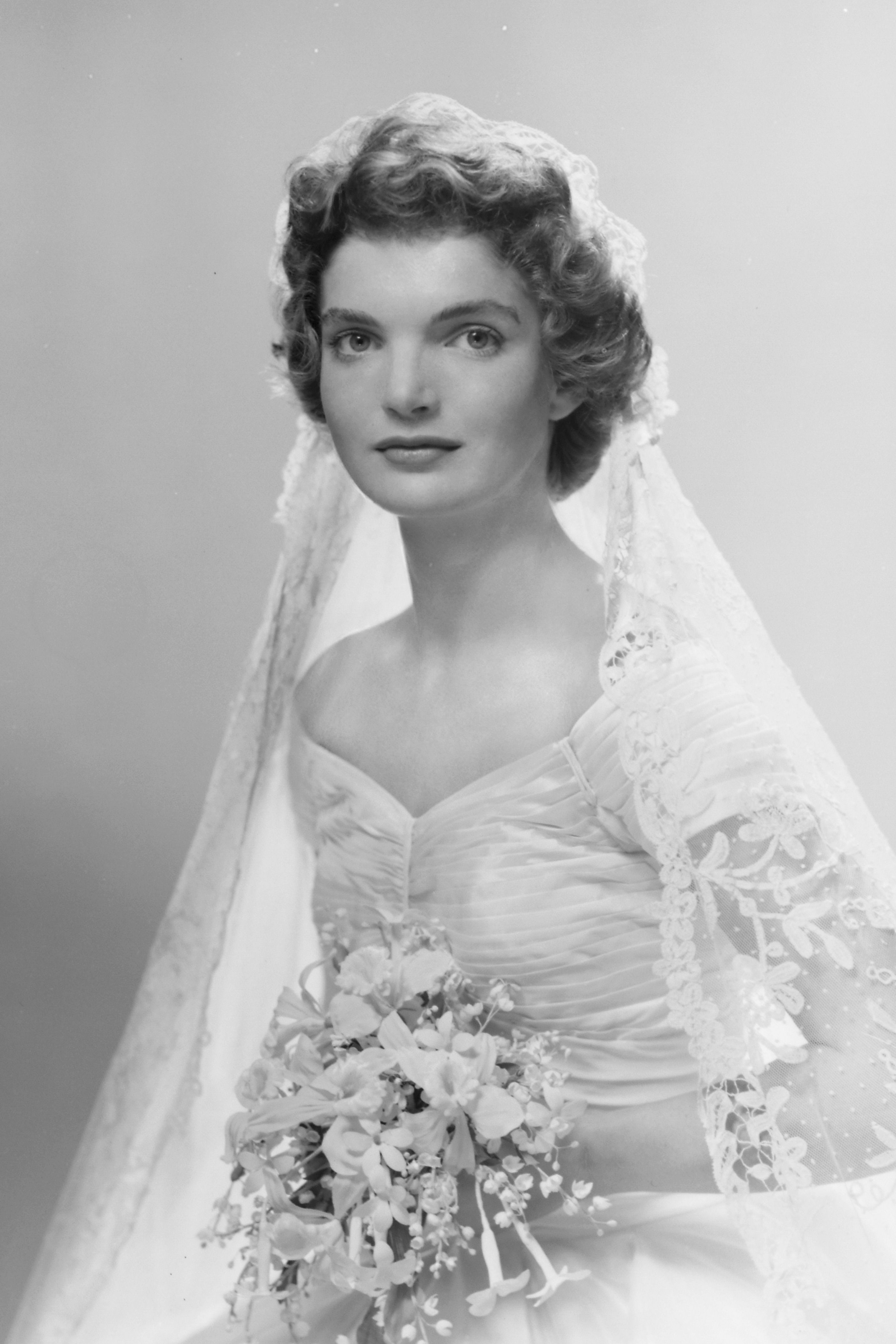 jackie o wedding dress