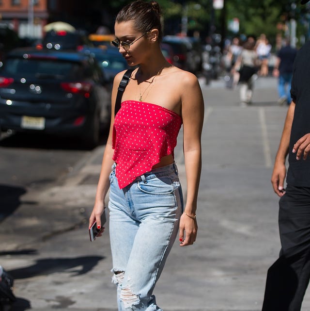 Bella Hadid met de sjaal top bella hadid met de sjaal top