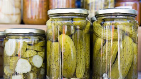 Pickling, Preserved food, Canning, Mason jar, Food, Cucumber, Pickled cucumber, Achaar, Vegetable, Gherkin, 