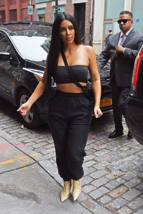 kim kardashian sweatpants style