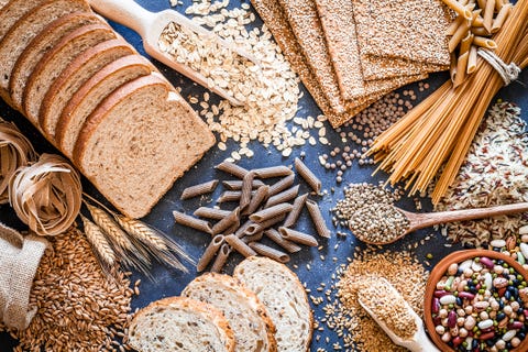 Dietary fiber food still life