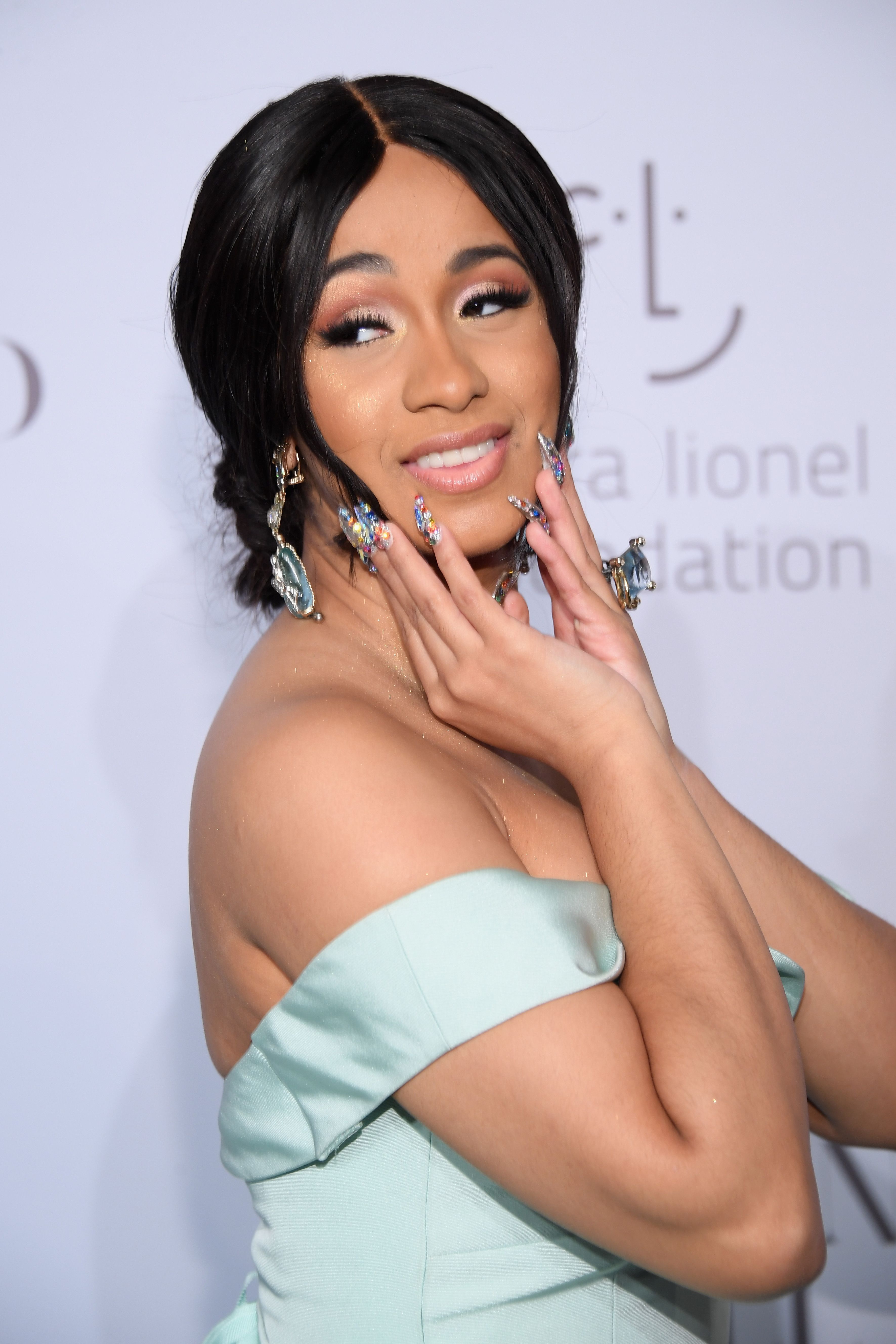 Cardi B Looks Like A Freaking Disney Princess At Rihanna's Diamond Ball