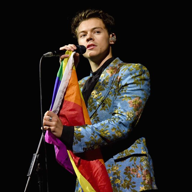 los angeles, ca   september 20  harry styles performs onstage at the greek theatre on september 20, 2017 in los angeles, california  photo by jeff kravitzfilmmagic for sony music