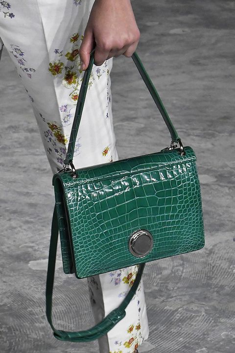 Handbag, Bag, Green, White, Fashion accessory, Fashion, Shoulder, Shoulder bag, Design, Material property, 