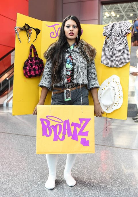 a comic con cosplayer dressed as a character from bratz