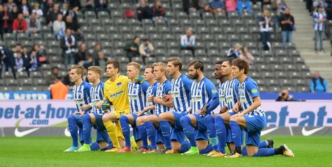 German Soccer Players Just Took A Knee Before Their Match
