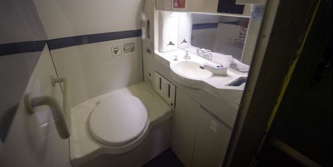airplane toilet