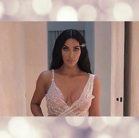 Kim Kardashian vuelve a dejarnos boquiabiertos con un vestido transparente  - Kim Kardashian Instagram