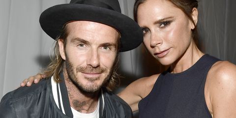 David and Victoria Beckham and Eva Longoria Host The Grand Opening of the New Ken Paves Salon