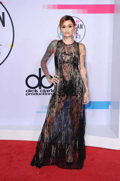 Best Red Carpet Looks From Amas 2017 Celebrity American Music Image