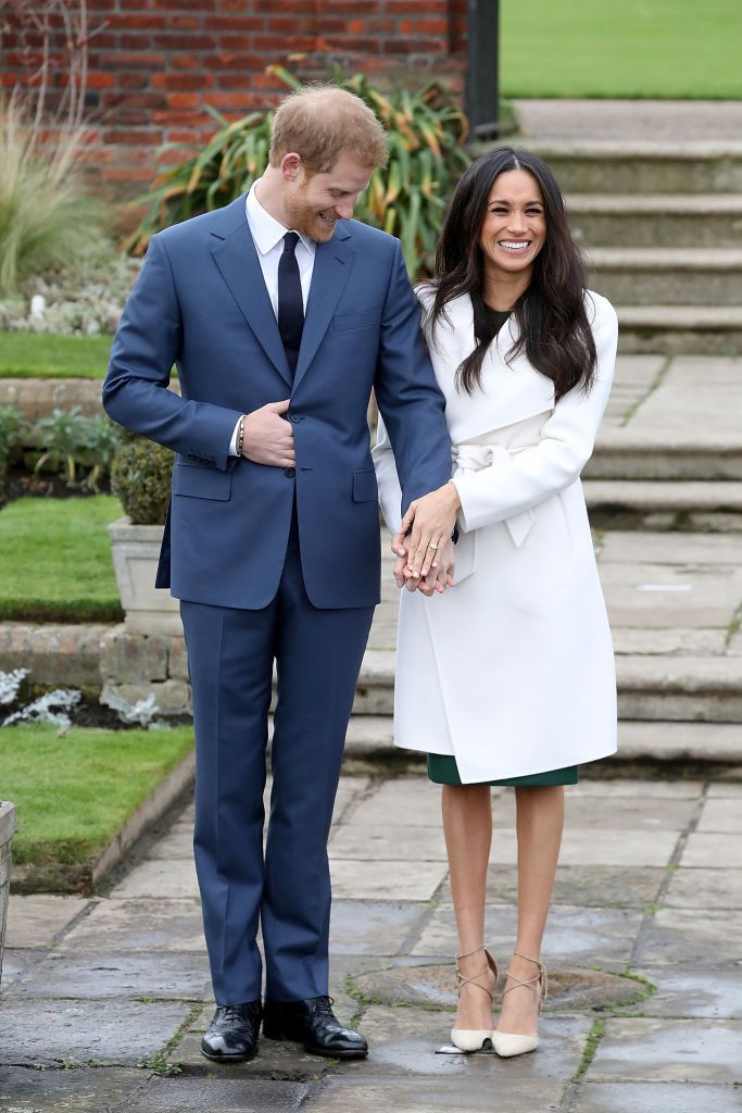 meghan markle engagement interview dress