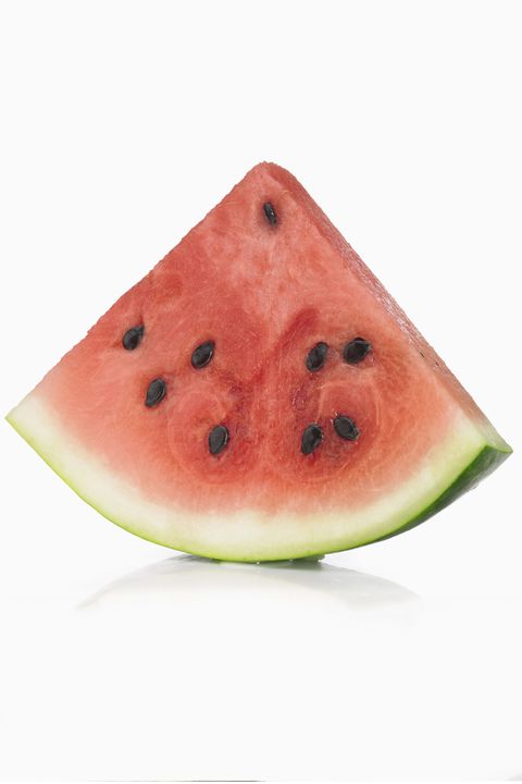 Slice of watermelon with seeds