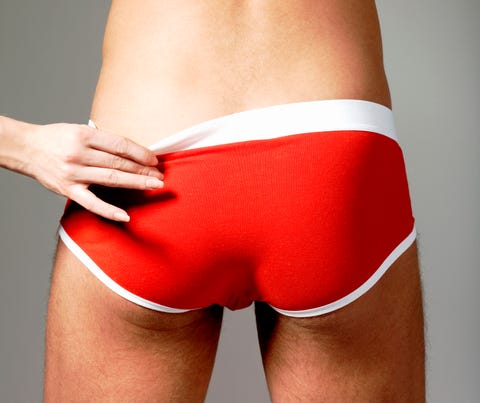 Briefs, Undergarment, Clothing, Underpants, Red, Waist, Swim brief, Thigh, Swimsuit bottom, Abdomen, 