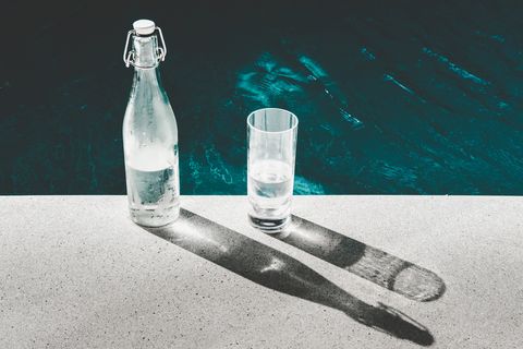 Water, Glass, Still life photography, Glass bottle, Transparent material, Still life, Drink, Table, Beaker, Liquid, 