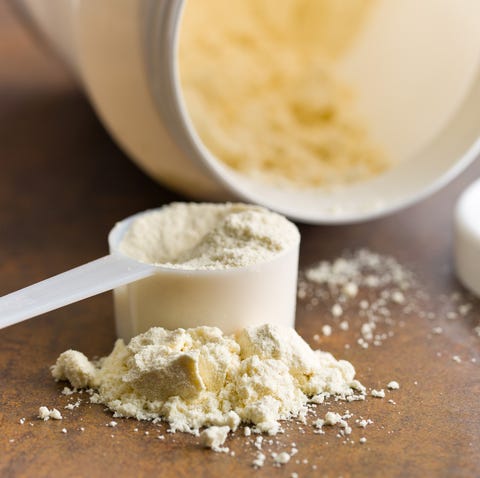 the whey protein in scoop