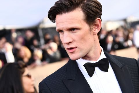 Hair, Suit, Hairstyle, Formal wear, Eyebrow, White-collar worker, Forehead, Bow tie, Tuxedo, Fashion, 