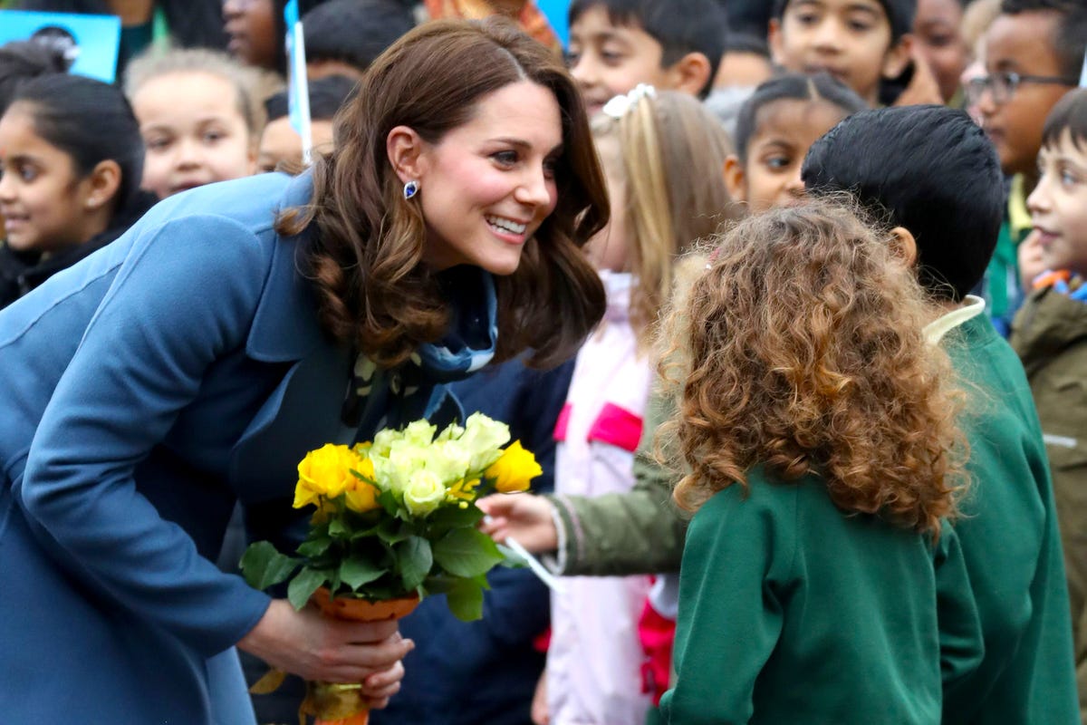 Watch Kate Middleton Talk to Child About Princess Charlotte