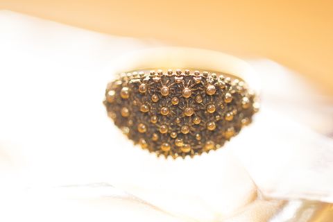 fede sarda or typical wedding ring used in sardinia in the wedding