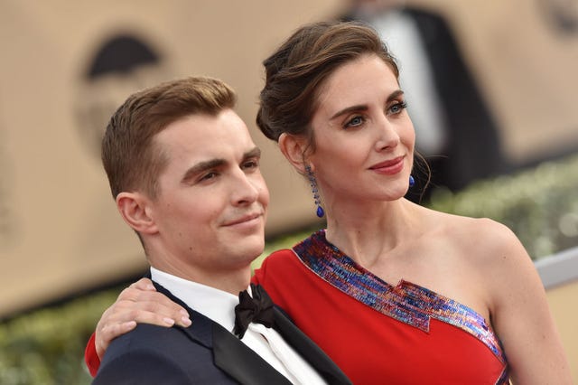 los angeles, ca january 21 actors dave franco and alison brie attend the 24th annual screen actors guild awards at the shrine auditorium on january 21, 2018 in los angeles, california photo by axellebauer griffinfilmmagic