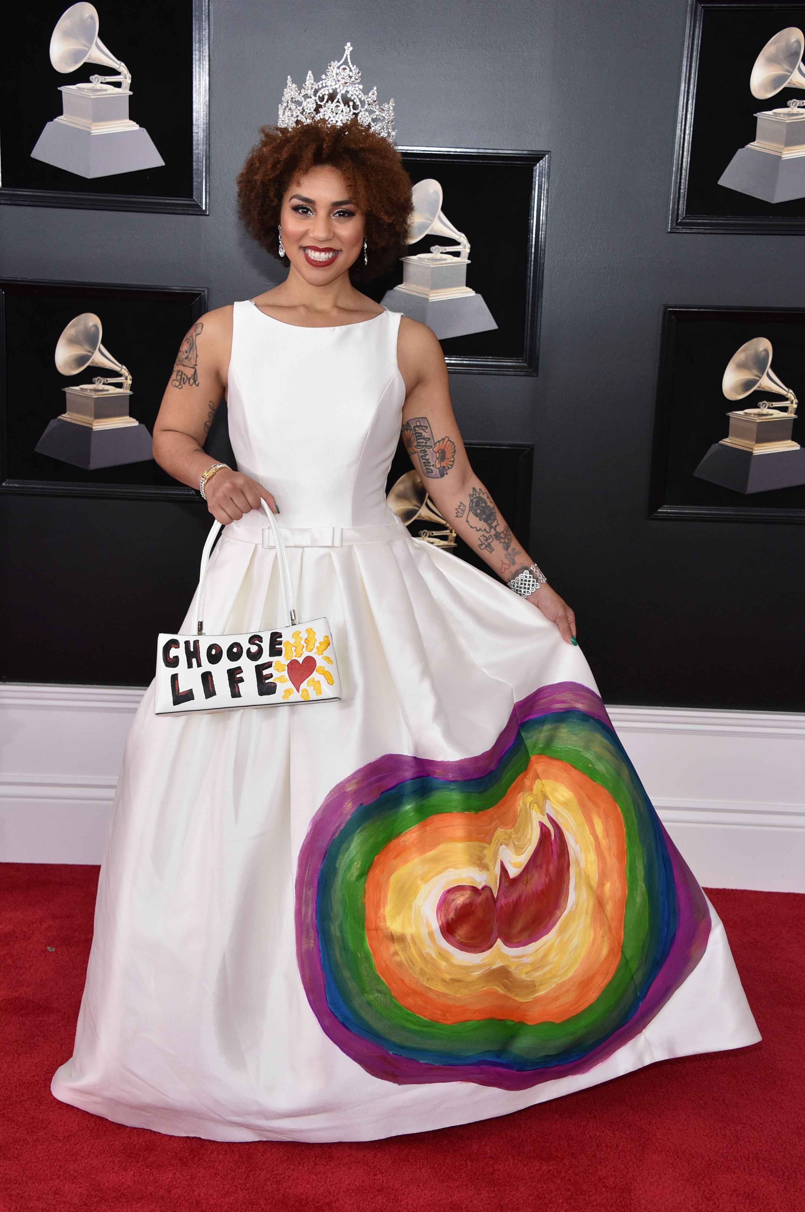 joy villa grammy dress 2018