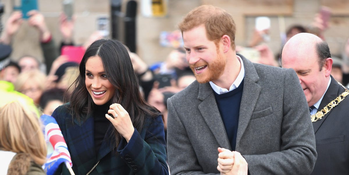 Meghan Markle Wears a Gorgeous Tartan Coat for her Edinburgh, Scotland Visit