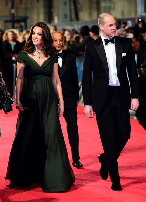 Prince William and Kate Middleton 2018 BAFTA Awards - Prince William ...