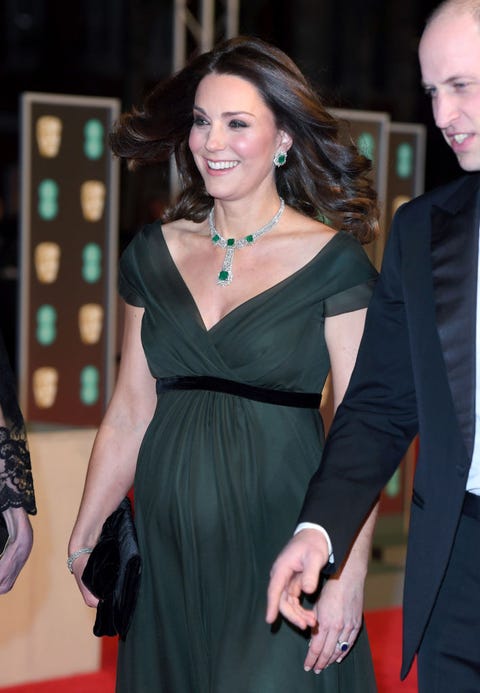 Kate Middleton Wore A Green Dress To The Baftas