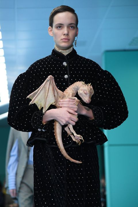 At Gucci, Purses Are Out, Baby Dragons Are In