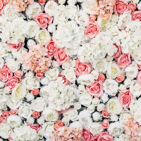 Photo of floral wall Photo of floral wall